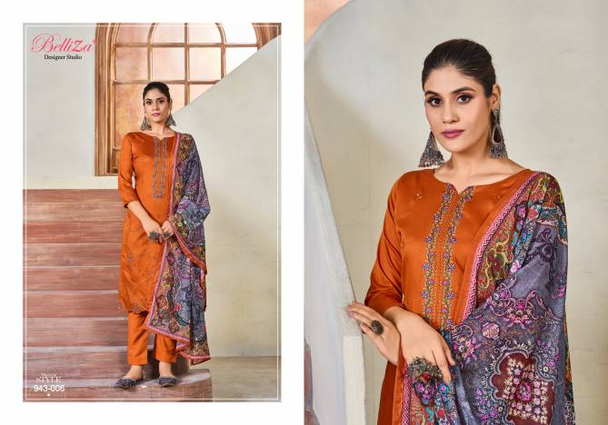 Jashn E Ishq Vol 10 By Belliza Jam Cotton Embroidery Dress Material Wholesale Price In Surat